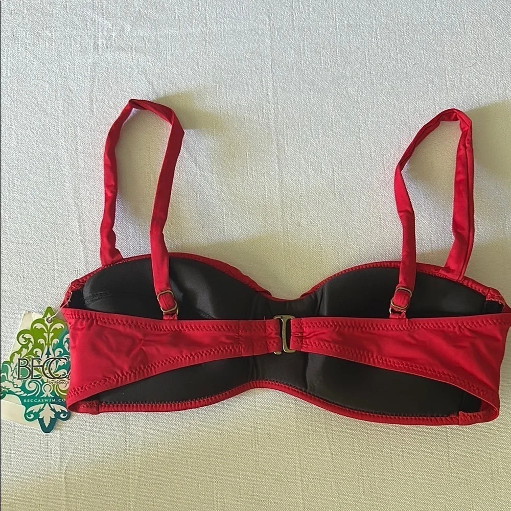 BECCA Red Bikini Top - Picture 5 of 6